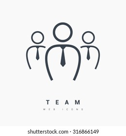 teamwork line vector icon. team icon. Isolated minimal single flat icon in black and white colors. Line vector icon for websites and mobile minimalistic flat design. 

