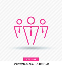 teamwork line vector icon. team icon. Isolated minimal single flat icon in black and white colors. Line vector icon for websites and mobile minimalistic flat design.