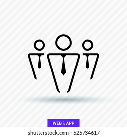 teamwork line vector icon. team icon. Isolated minimal single flat icon in black and white colors. Line vector icon for websites and mobile minimalistic flat design.