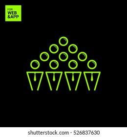 teamwork line vector icon. team icon. Isolated minimal single flat icon. Line vector icon for websites and mobile minimalistic flat design.