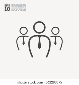teamwork line vector icon. team icon. Isolated minimal single flat icon in black and white colors. Line vector icon for websites and mobile minimalistic flat design.
