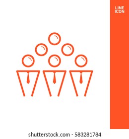 teamwork line vector icon. team icon. Isolated minimal single flat icon in black and white colors. Line vector icon for websites and mobile minimalistic flat design.