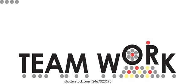 Teamwork Logo design. O and R Upping from Team member's support. company teamwork logo for any kind of graphic design. 
