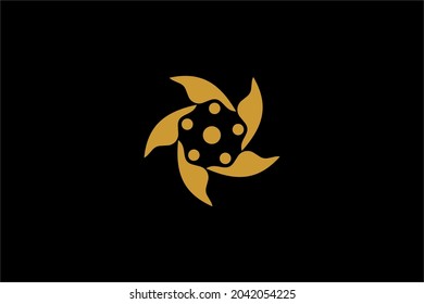 Vector de diseño de logotipo de trabajo en equipo. Símbolos de ilustración redondeados de personas. Icono vector de cuidado de la humanidad. 