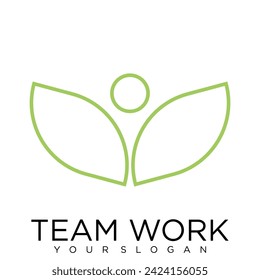 teamwork logo icon business abstract