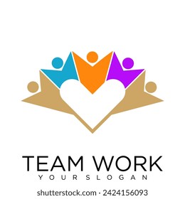 teamwork logo icon business abstract