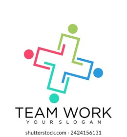 teamwork logo icon business abstract