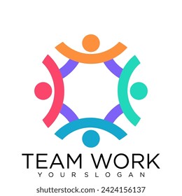 teamwork logo icon business abstract