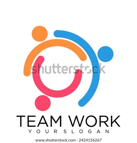 teamwork logo icon business abstract