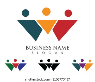 Teamwork logo people community