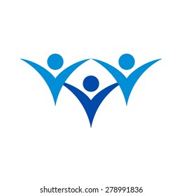 Teamwork logo with swoosh graphic element