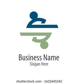 Teamwork logo vector icon illustration design