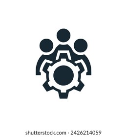 teamwork logo vector illustration template design