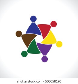 Teamwork Meeting 8. Abstract concept of a social network, friends, community, group of people, Corporate life, Business deal,