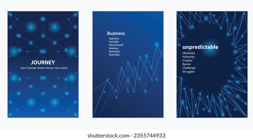 teamwork network business community, graph and chart infographic concept, business cover poster background