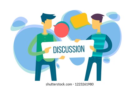 teamwork on finding new ideas, Human resources requirements. Business illustration vector graphic on white background.