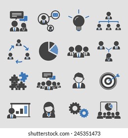 Teamwork Organization Support Strategy Community Vector Concept