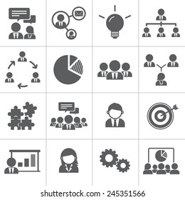 Teamwork Organization Support Strategy Community Vector Concept