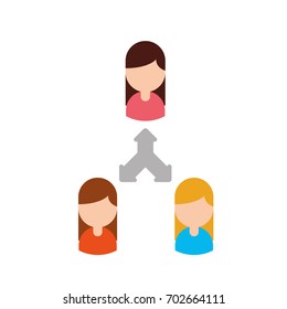 teamwork people avatars network