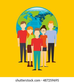 teamwork people business icon vector illustration design