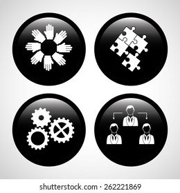 teamwork people design, vector illustration eps10 graphic 