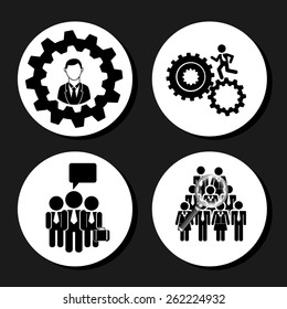 teamwork people design, vector illustration eps10 graphic 