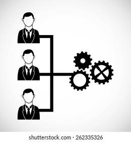 teamwork people design, vector illustration eps10 graphic 