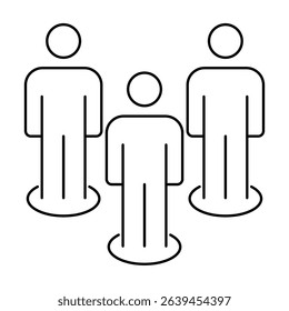 Teamwork, People Icons, Group of people, Team work icons vector illustration symbol. 