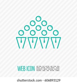 teamwork people line vector icon. team icon. Isolated minimal single flat icon in black and white colors. Line vector icon for websites and mobile minimalistic flat design.