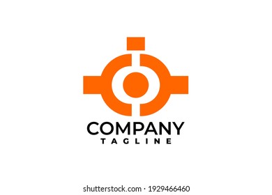 teamwork people logo symbol. isolated vector. business logo. target symbol illustration.
