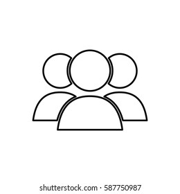 Teamwork people pictogram icon vector illustration graphic design