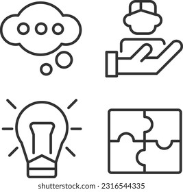 Teamwork pixel perfect linear icons set. Healthy environment in workplace. Business development. Customizable thin line symbols. Isolated vector outline illustrations. Editable stroke