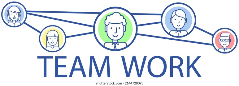 Teamwork with planning business, launching idea. People brainstorming, meeting and teambuilding, startup. Colleagues start project work technology, progress management, innovative business development