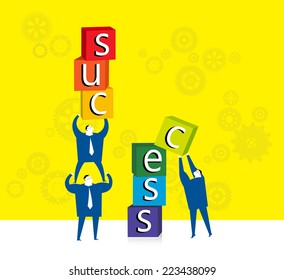 Teamwork : Pursuit of success.