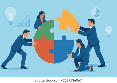 Teamwork Puzzle Collaboration
Business Solution Puzzle
Team Building Strategy
Collaboration Problem Solving
Partnership Jigsaw Concept