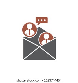 Teamwork related icon on background for graphic and web design. Creative illustration concept symbol for web or mobile app.