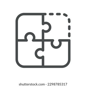 Teamwork related icon outline and linear vector.