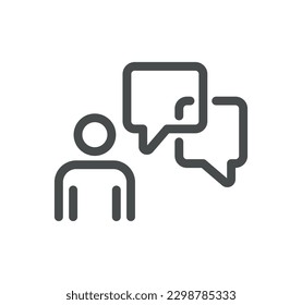 Teamwork related icon outline and linear vector.