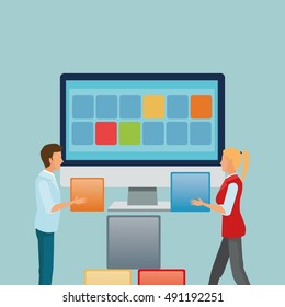 teamwork related icons image 