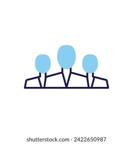 Teamwork related vector icon. Isolated on white background. Vector illustration