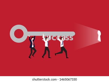 teamwork is a secret of successful business