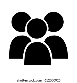 teamwork silhouette isolated icon