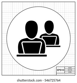 Teamwork Simple Icon