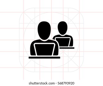 Teamwork Simple Icon