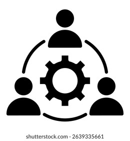 Teamwork Simple Vector Icon Collection