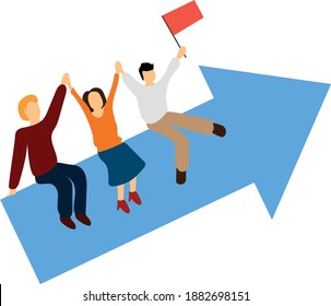 the teamwork with smart colleagues