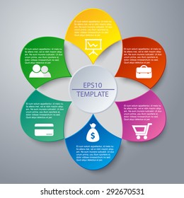 Teamwork social infographic, diagram, presentation. Layout for your options