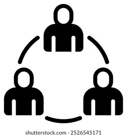 Ilustración de icono de Vector de inicio de trabajo en equipo