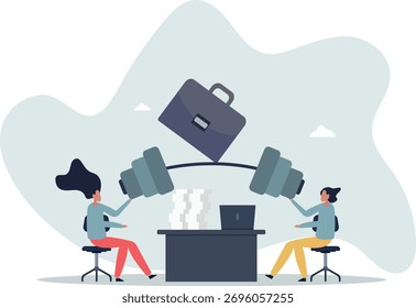 Teamwork to support for success, cooperate or collaboration to achieve strength, help or togetherness for business solution concept.life and employment of people.