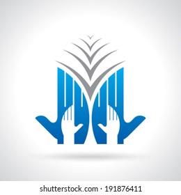 teamwork symbol design